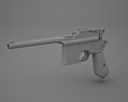 Mauser C96 3D-Modell