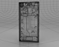 Sony Xperia Z1 with inside parts 3d model