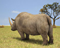 Woolly Rhinoceros Modello 3D