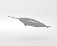 Narwhal Low Poly 3d model