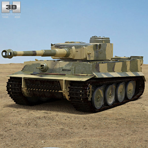 Tiger I 3D 모델 