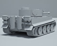 虎I戰車 3D模型