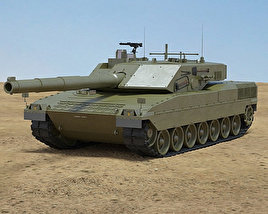 公羊主戰坦克 3D模型