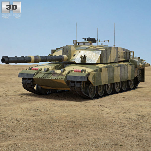 Challenger 2 Modelo 3d