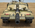 Challenger 2 3d model front view