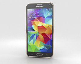 Samsung Galaxy S5 Gold 3D 모델 