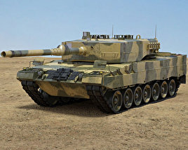 Leopard 2A4 Modello 3D