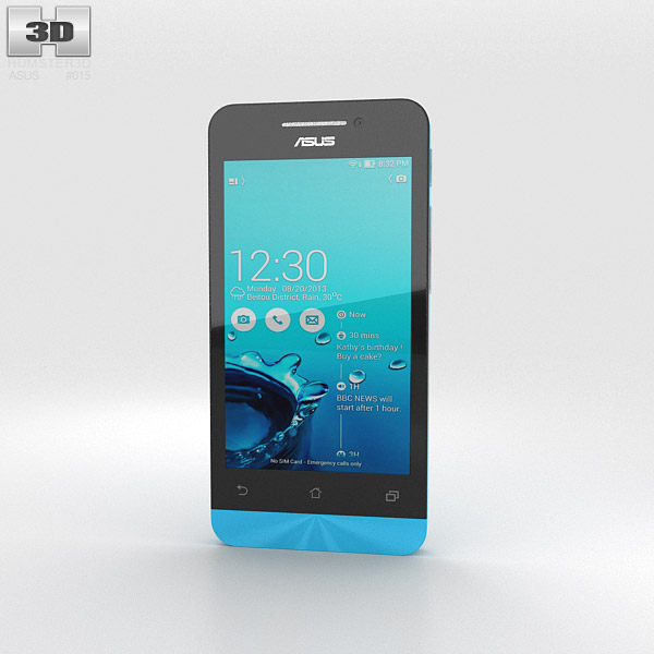Asus Zenfone 4 Sky Blue 3D model