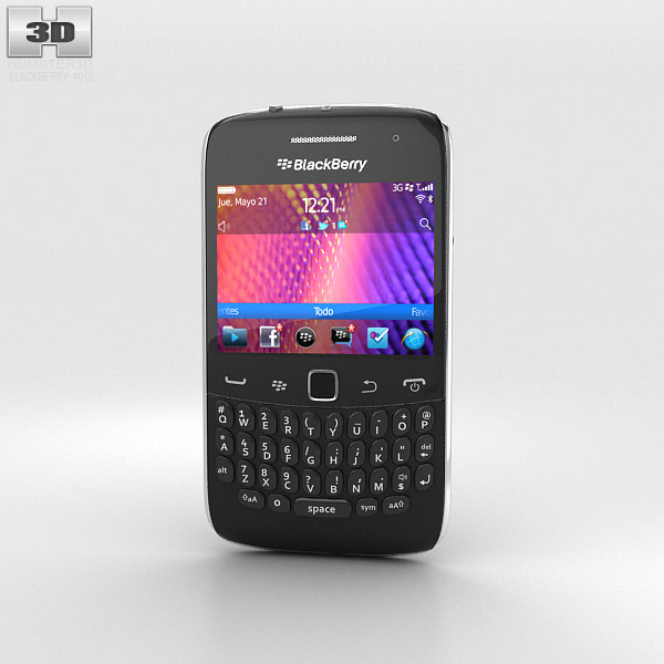 BlackBerry Curve 9360 3D模型