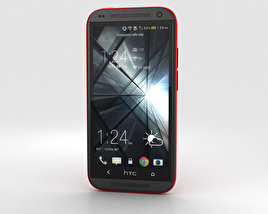 HTC Desire 601 Red 3D 모델 