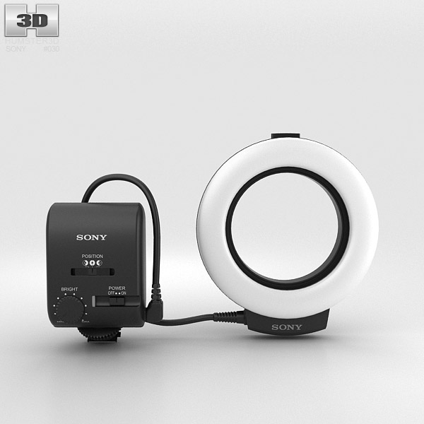 Sony HVL-RL1 Macro Ring Light 3Dモデル