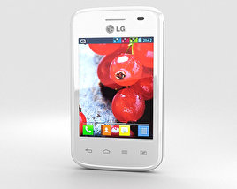 LG Optimus L1 II TRI White 3D model