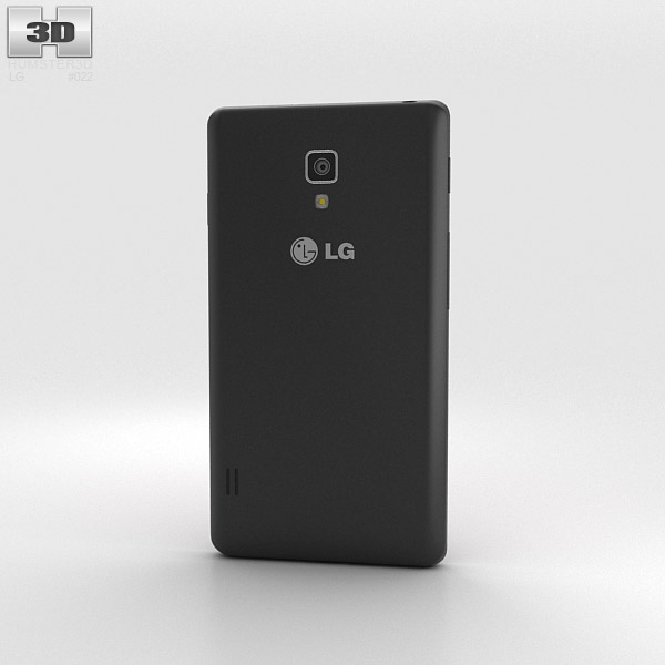 LG Optimus L7 II P713 Black 3d model