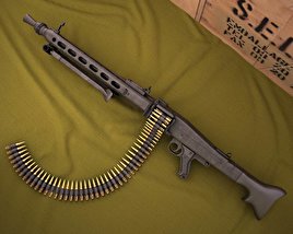 MG3通用機槍 3D模型