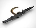 Rheinmetall MG3 machine gun 3d model