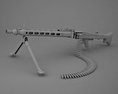 Rheinmetall MG3 machine gun 3d model