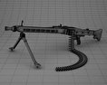 Rheinmetall MG3 machine gun 3d model