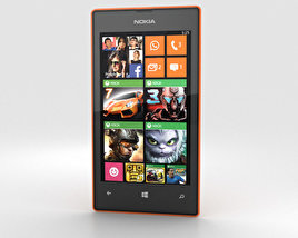 Nokia Lumia 525 Orange Modelo 3d