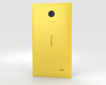 Nokia X Yellow 3d model