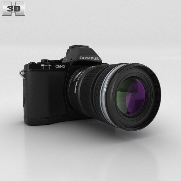 Olympus OM-D E-M5 Black 3D model