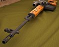 Dragunov Sniper Rifle (SVD) Modèle 3d