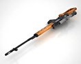 Dragunov Sniper Rifle (SVD) Modèle 3d