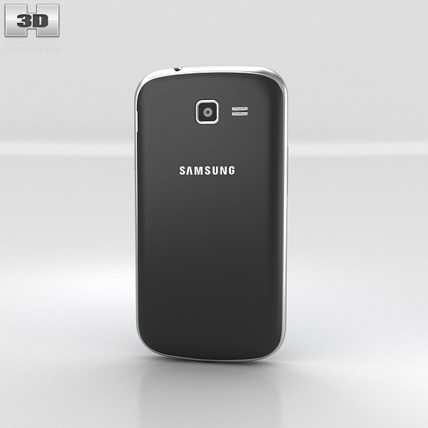 Samsung Galaxy Fresh S7390 Black 3d model