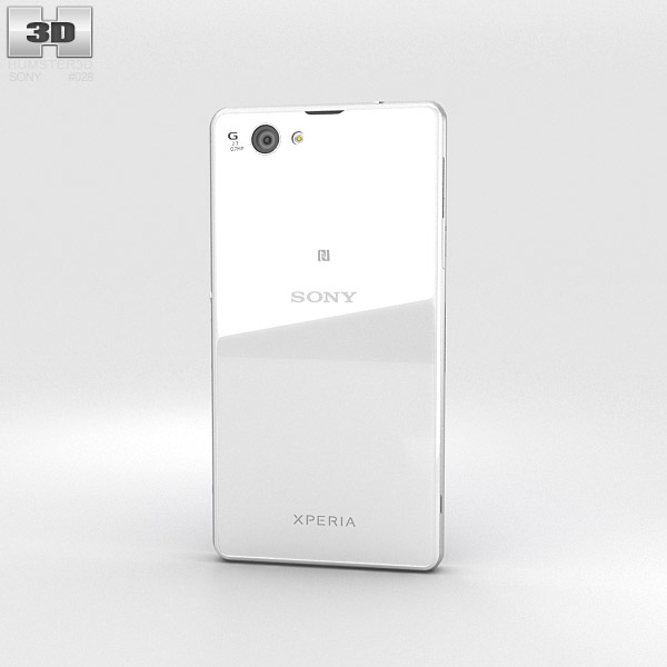 Sony Xperia Z1 Compact White 3d model
