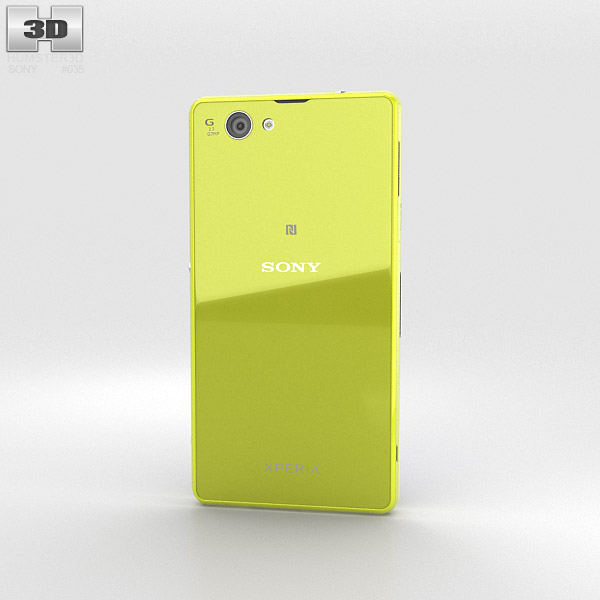 accumuleren Expliciet Scorch Sony Xperia Z1 Compact Yellow 3D model - Electronics on Hum3D