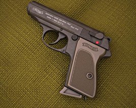 Walther PPK 3D 모델 