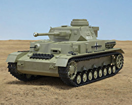 Panzer IV Modello 3D