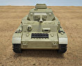 Panzer IV 3d model front view