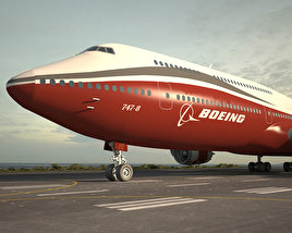 Boeing 747-8I 3D 모델 