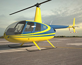 MBB Bo 105 3D model - Hum3D