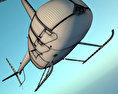 Robinson R44 Raven 3d model