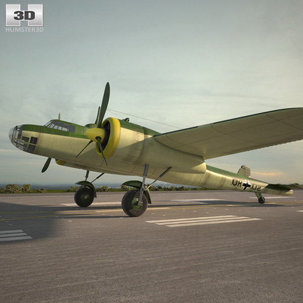 Dornier Do 17E 3Dモデル