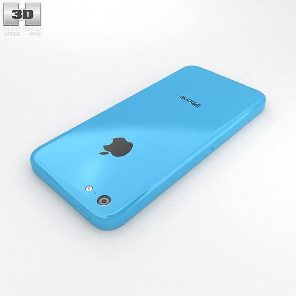 Apple Iphone 5c Blue 3d Model Electronics On Hum3d