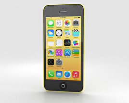 Apple iPhone 5C Gelb 3D-Modell