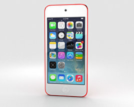 Apple iPod Touch Red 3Dモデル