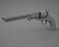 柯爾特1851海軍型轉輪手槍 3D模型