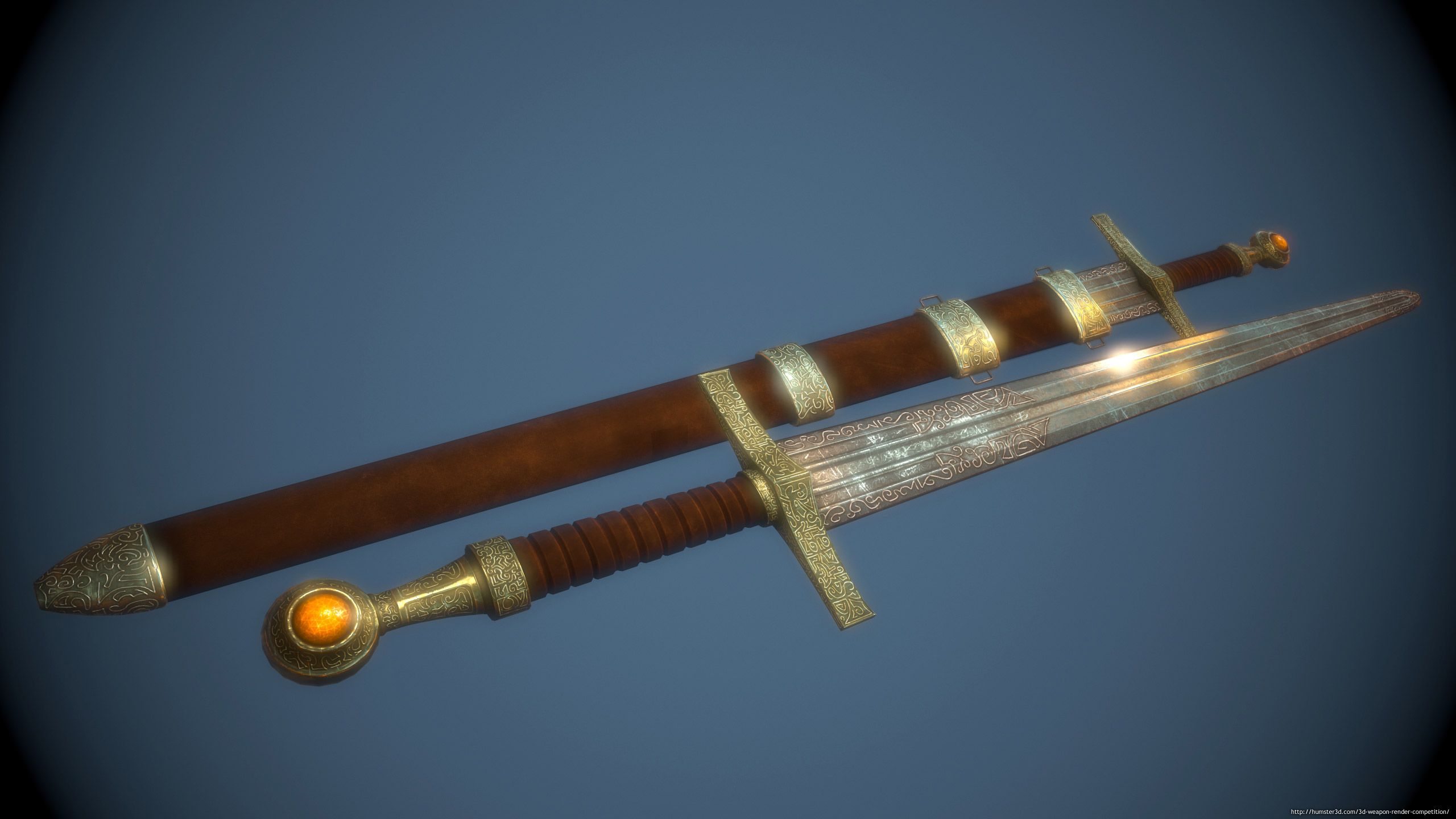 Fantasy Sword 3d art