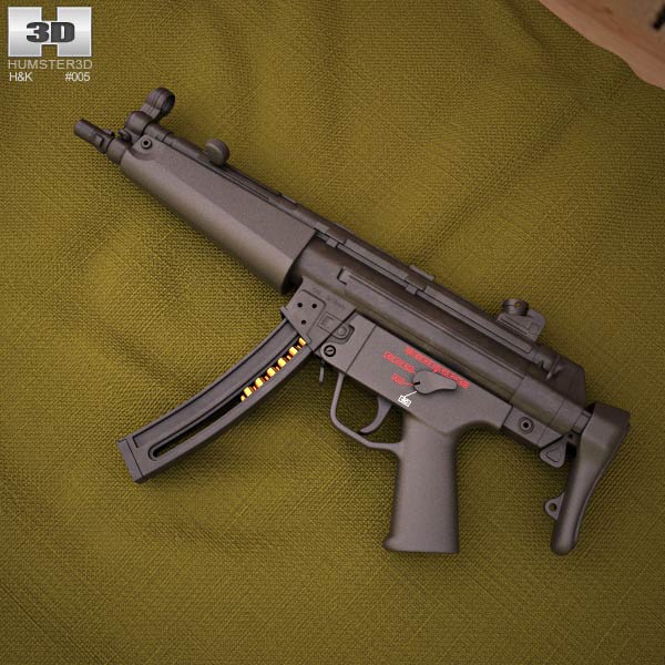 H&K MP5 3Dモデル