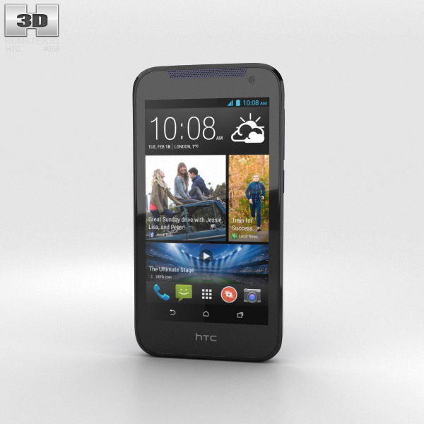 HTC Desire 310 Blue Modelo 3d