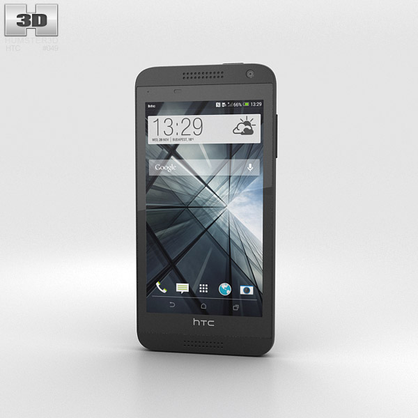 HTC Desire 610 Black 3d model