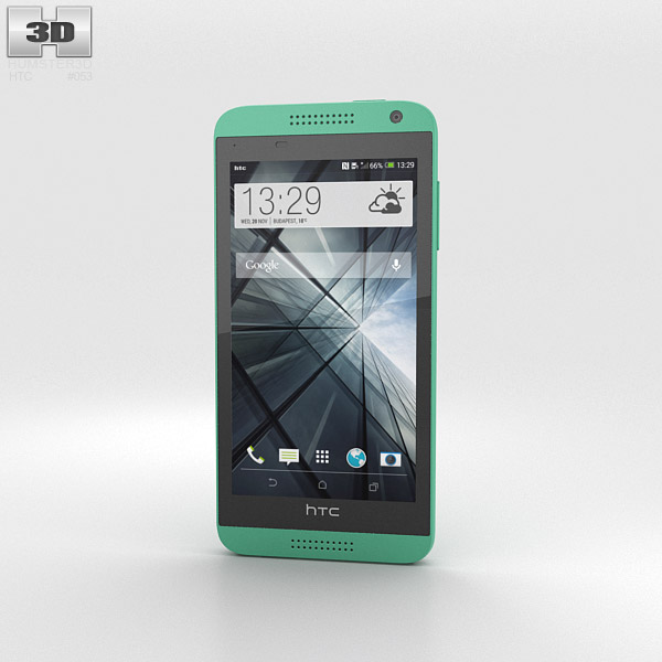 HTC Desire 610 Green Modèle 3D