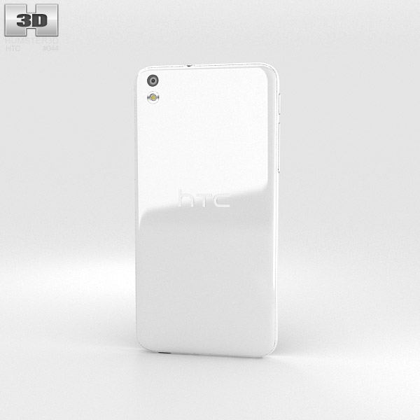 HTC Desire 816 White 3d model