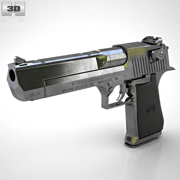 IMI Desert Eagle 3D model  Weapon on Hum3D