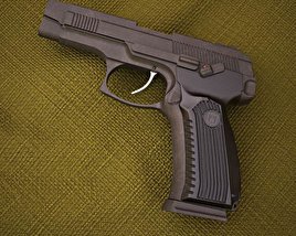 MP-443烏鴉式手槍 3D模型