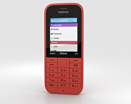 Nokia 220 Red 3D model