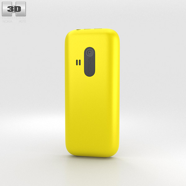 Nokia 220 Yellow 3d model